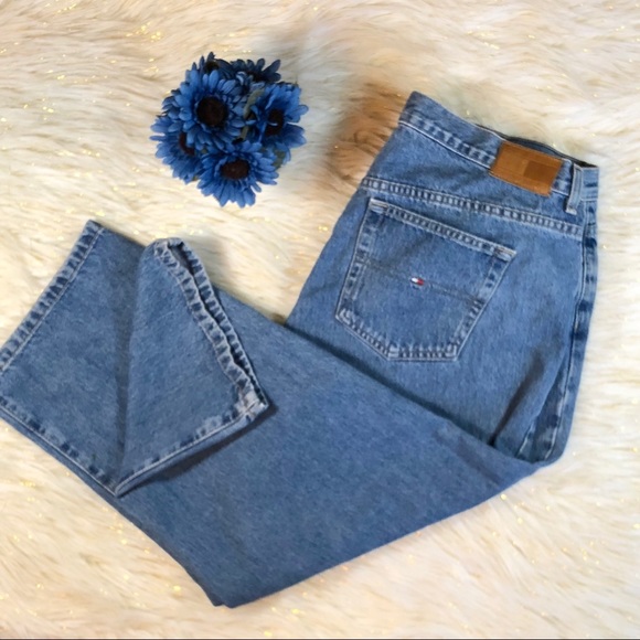 Tommy Hilfiger Denim - Tommy Hilfiger high rise cropped boyfriend jeans